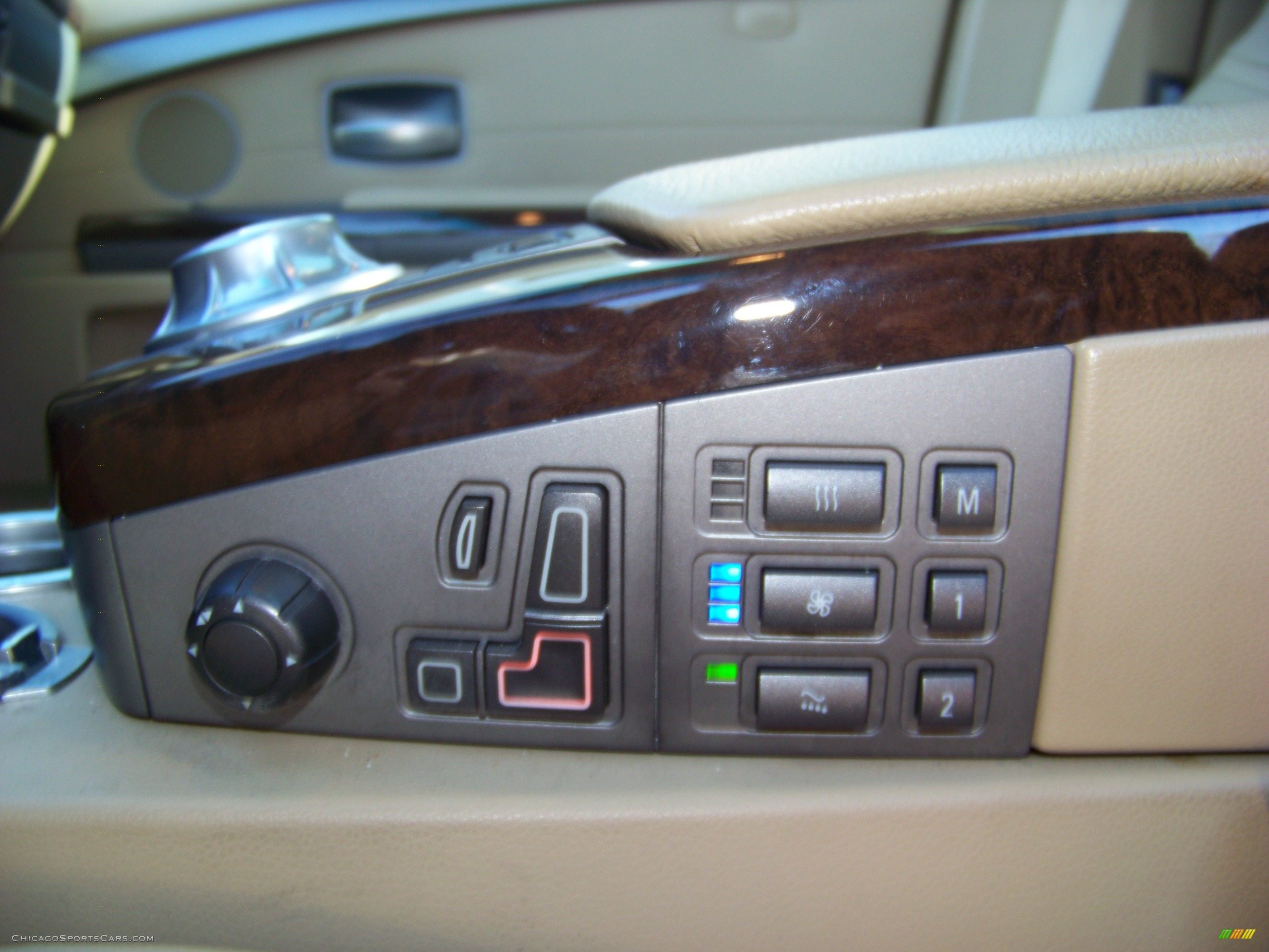 2004 BMW 745i,  Black / Beige