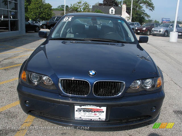 2004 BMW 3 Series 325xi Sedan,  Orient Blue Metallic / Grey