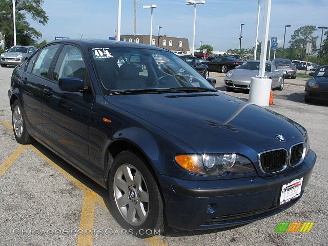 2004 BMW 3 Series 325xi Sedan,  Orient Blue Metallic / Grey