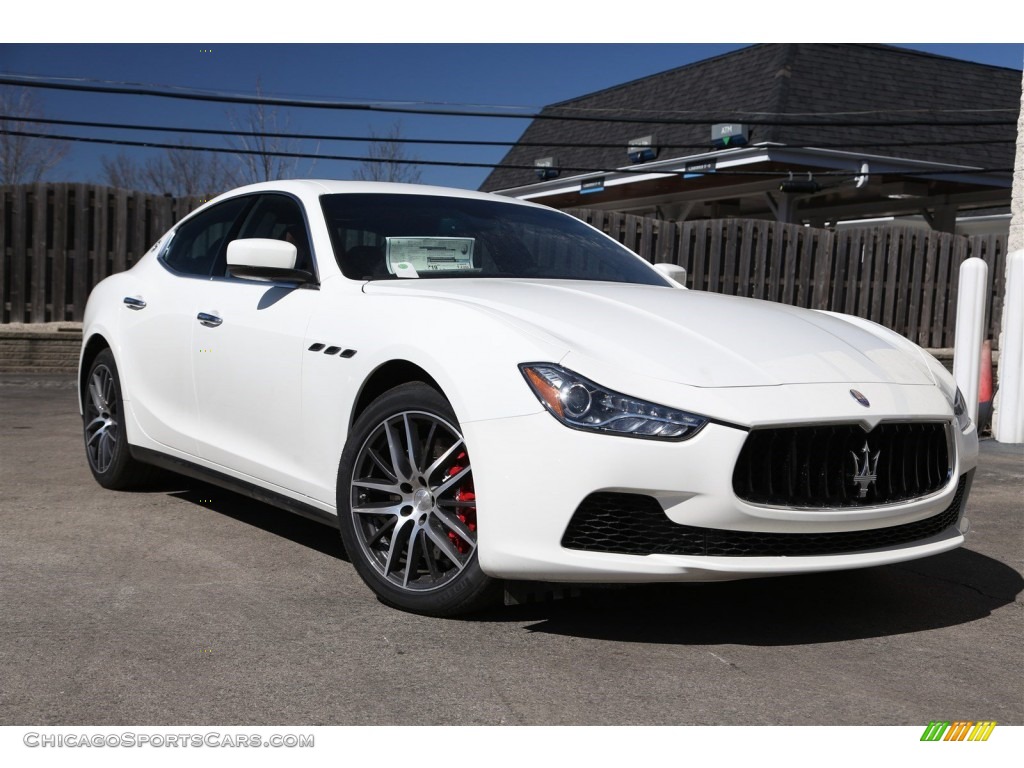 Bianco (White) / Cuoio Maserati Ghibli 