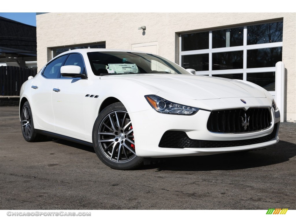 maserati ghibli 12v white