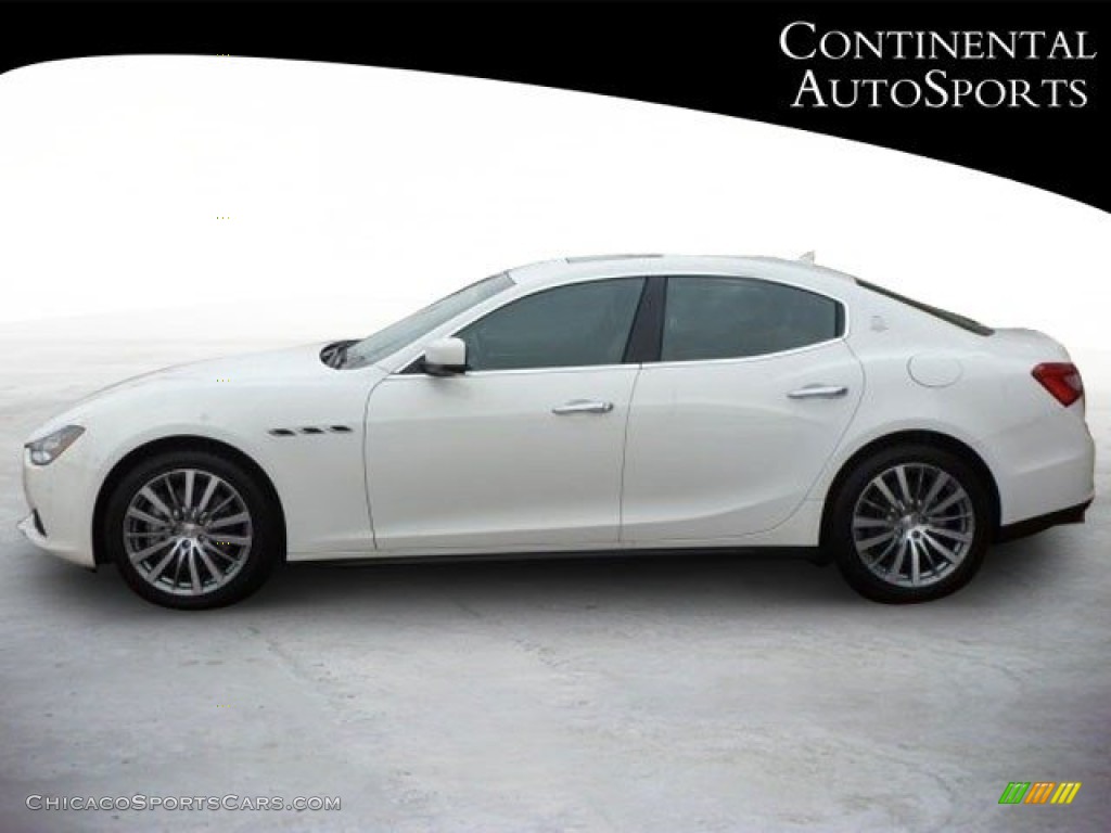 maserati ghibli 12v white