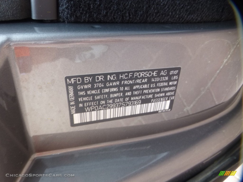 2007 911 GT3 - Meteor Grey Metallic / Black w/Alcantara photo #23
