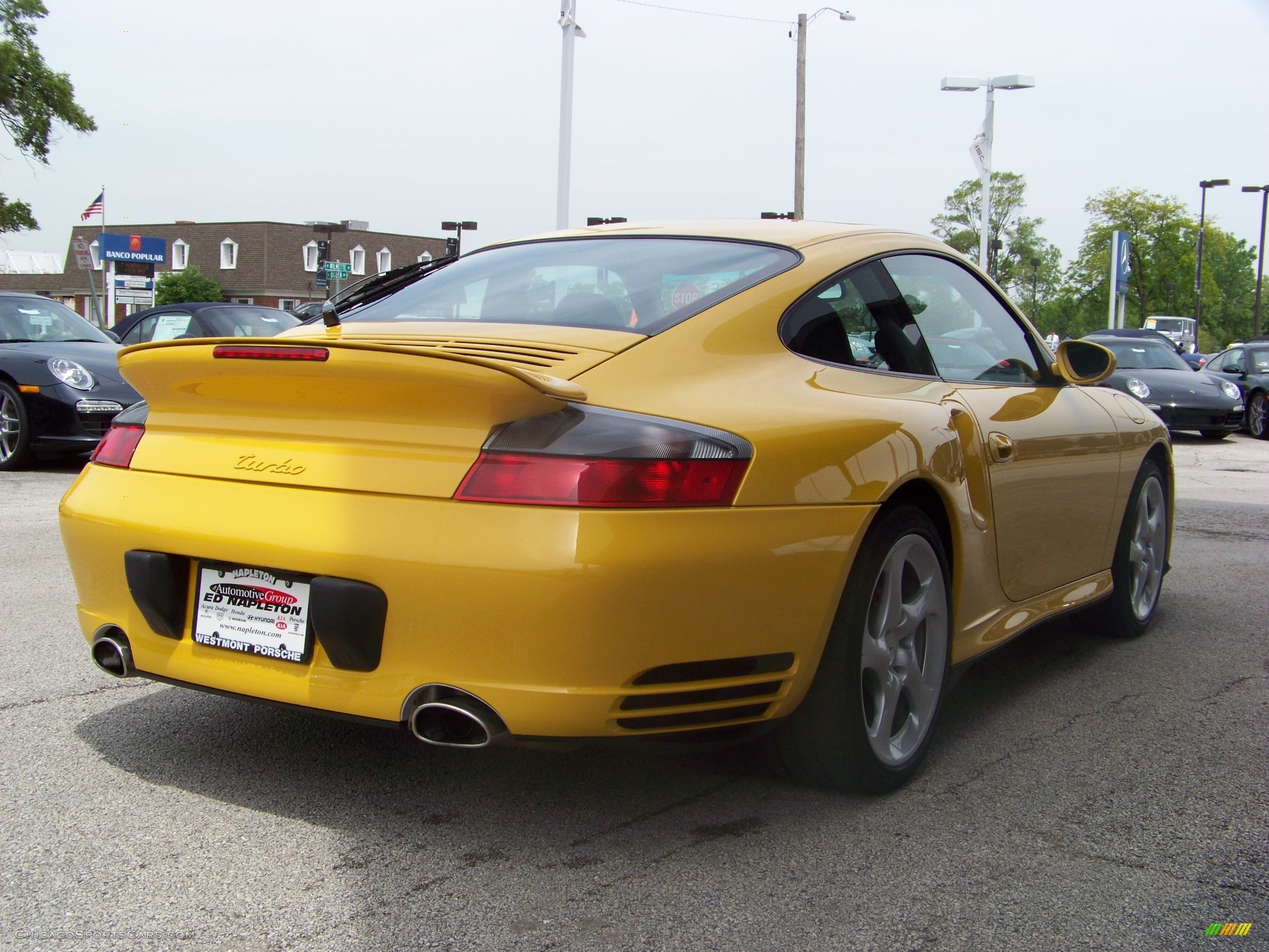 2004 Porsche 911 Turbo Coupe in Speed Yellow photo #3 ...