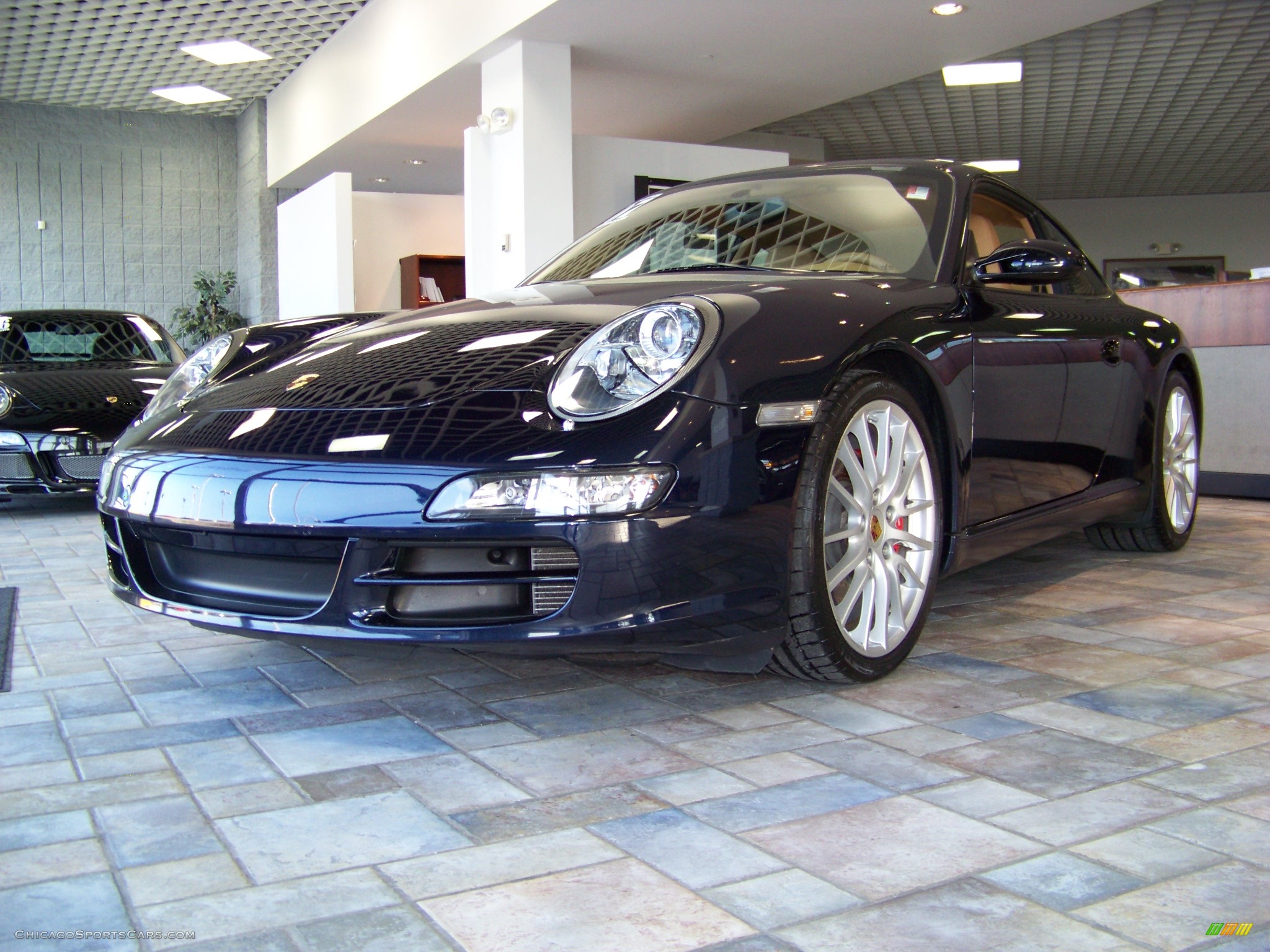 2007 911 Carrera S Coupe - Midnight Blue Metallic / Sand Beige photo #1