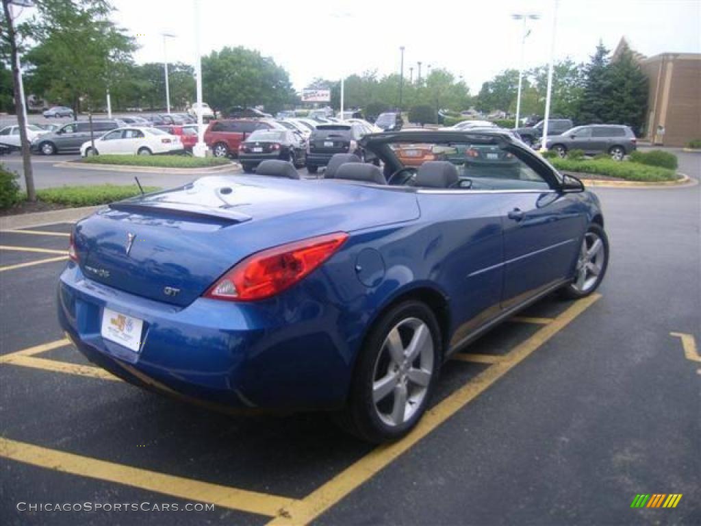 2006 Pontiac G6 GT Convertible in Electric Blue Metallic photo #6 ...