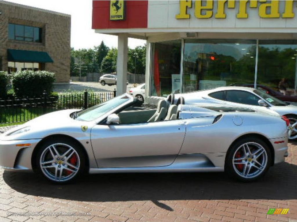 2008 Ferrari F430 Spider F1 In Silver Metallic Photo 7 162527