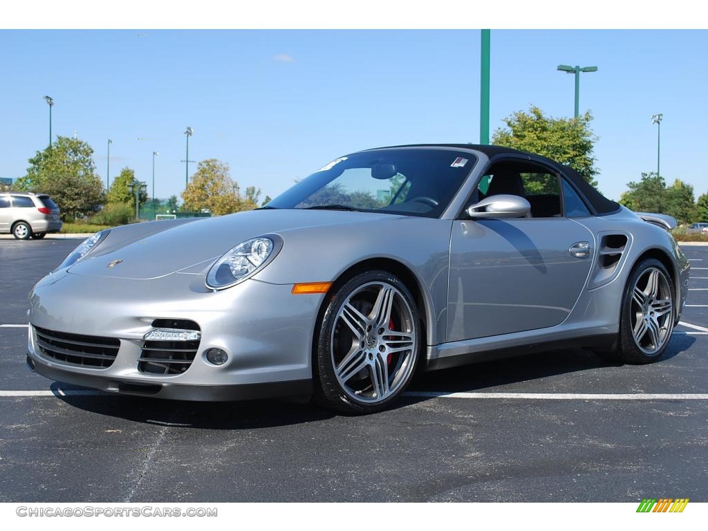 2008 Porsche 911 Turbo Cabriolet in GT Silver Metallic ...