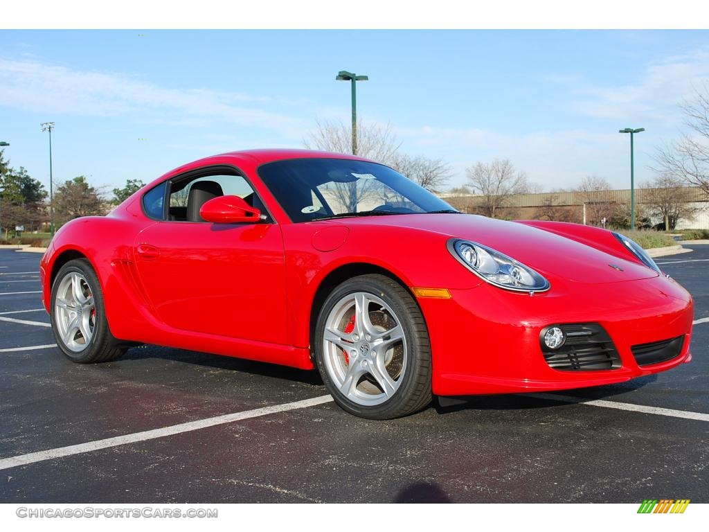 2010 Cayman S - Guards Red / Black photo #3