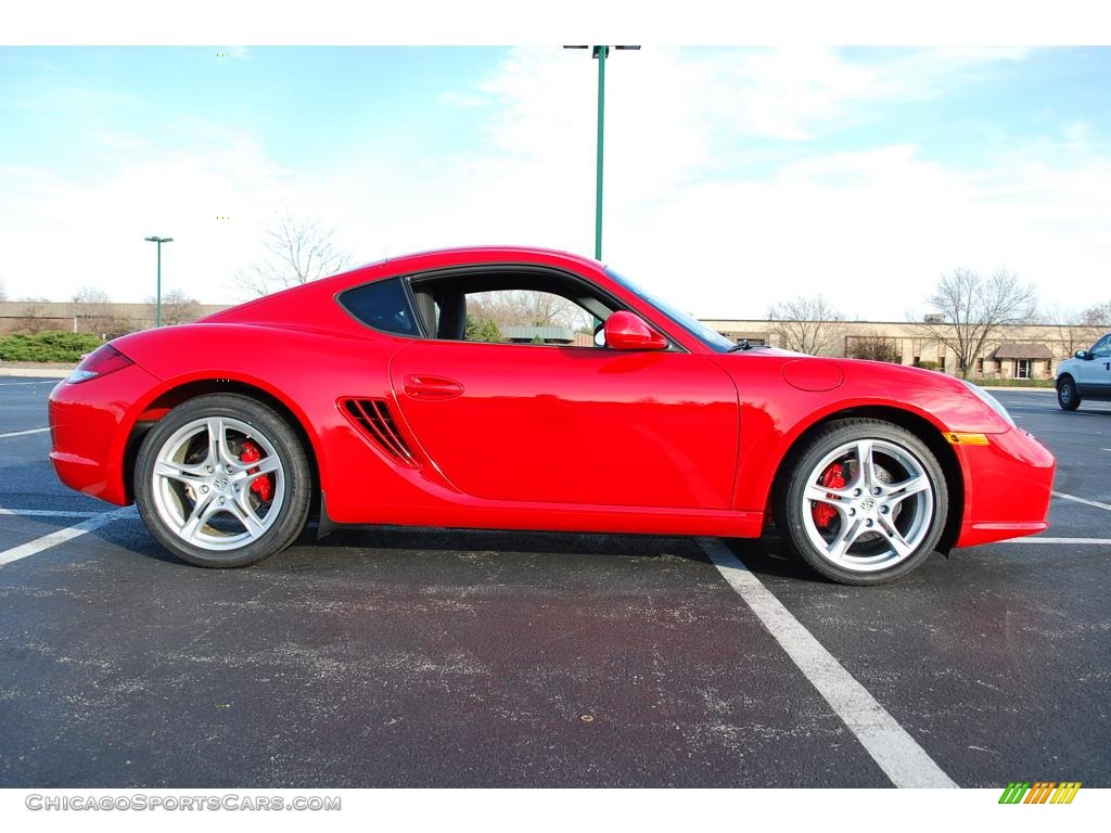 2010 Cayman S - Guards Red / Black photo #4