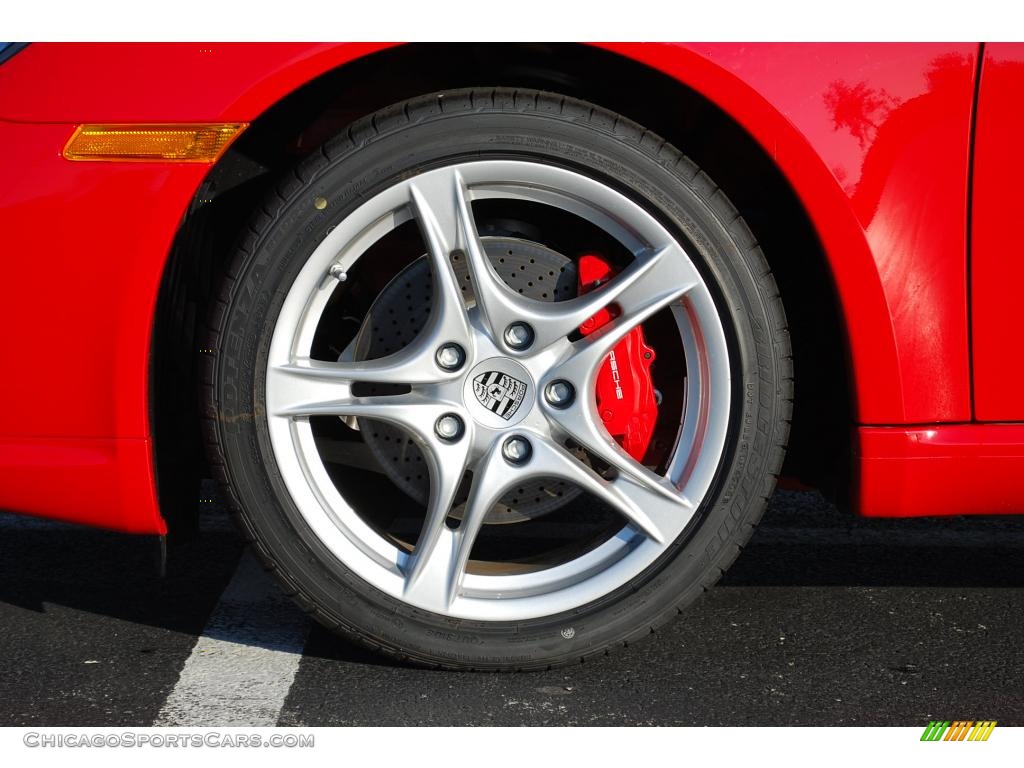 2010 Cayman S - Guards Red / Black photo #9