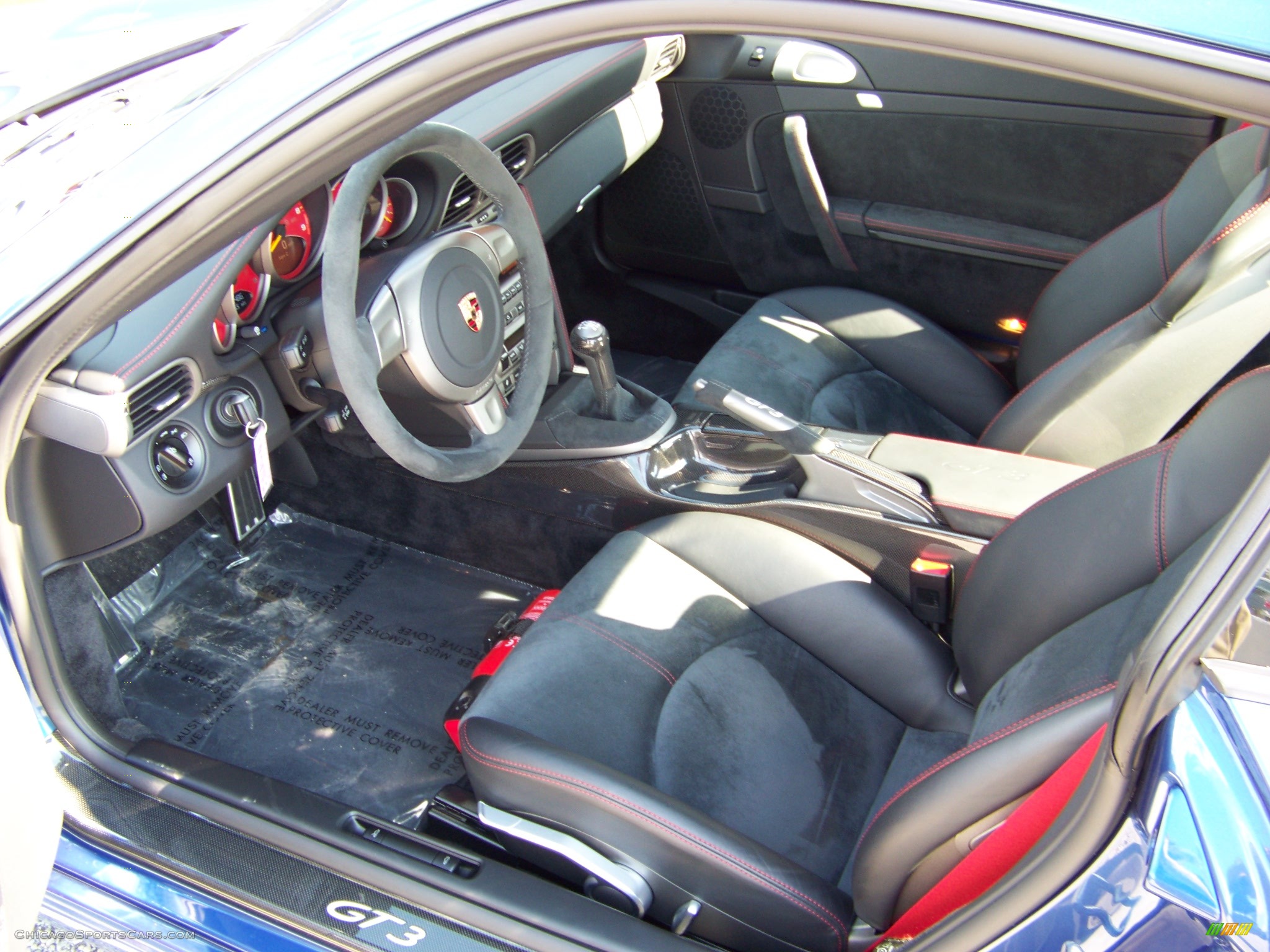 2007 911 GT3 - Cobalt Blue Metallic / Black w/Alcantara photo #8