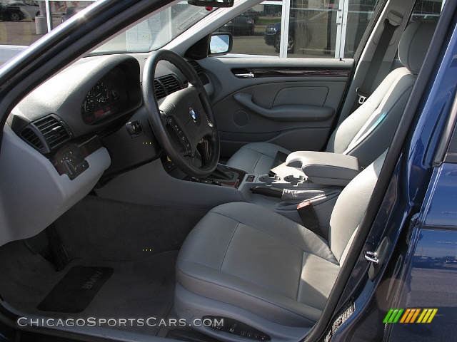 2004 3 Series 325xi Sedan - Mystic Blue Metallic / Grey photo #9