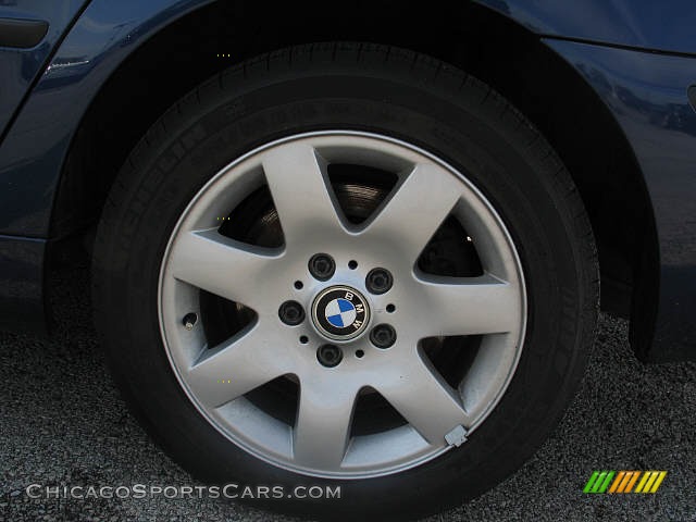 2004 3 Series 325xi Sedan - Mystic Blue Metallic / Grey photo #16