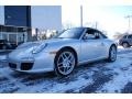 Porsche 911 Carrera Cabriolet in Arctic Silver Metallic