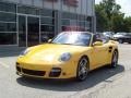 Porsche 911 Turbo Cabriolet Speed Yellow photo #1