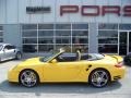 Porsche 911 Turbo Cabriolet Speed Yellow photo #8