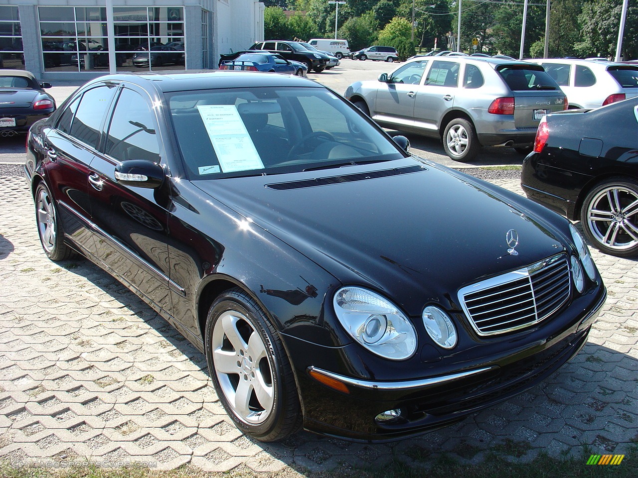 2005 E 500 Sedan - Black / Charcoal photo #1
