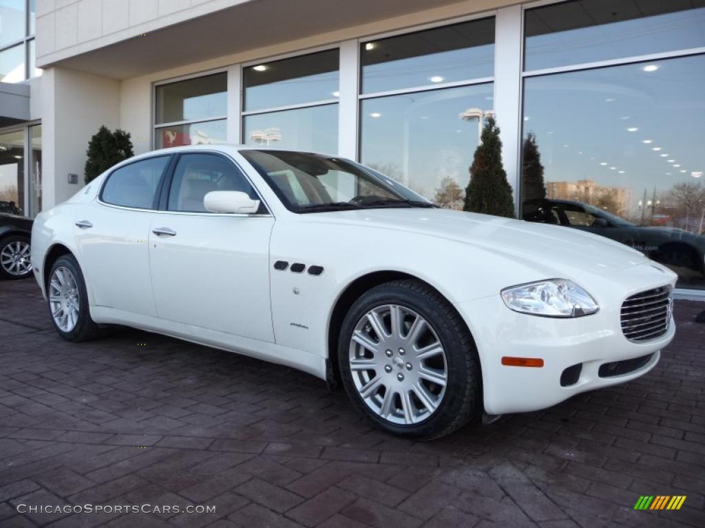 2007 Quattroporte  - Eldorado White / Beige photo #2
