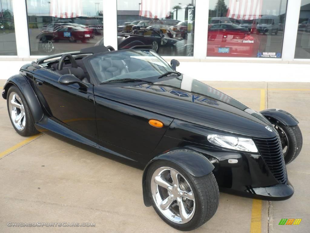1999 Prowler Roadster - Prowler Black / Agate photo #37