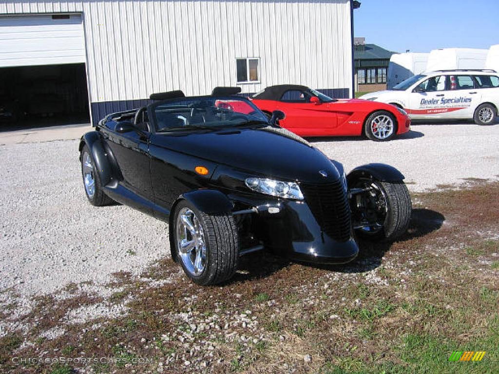 1999 Prowler Roadster - Prowler Black / Agate photo #52