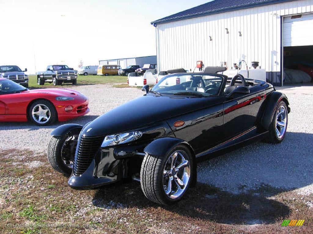 1999 Prowler Roadster - Prowler Black / Agate photo #54