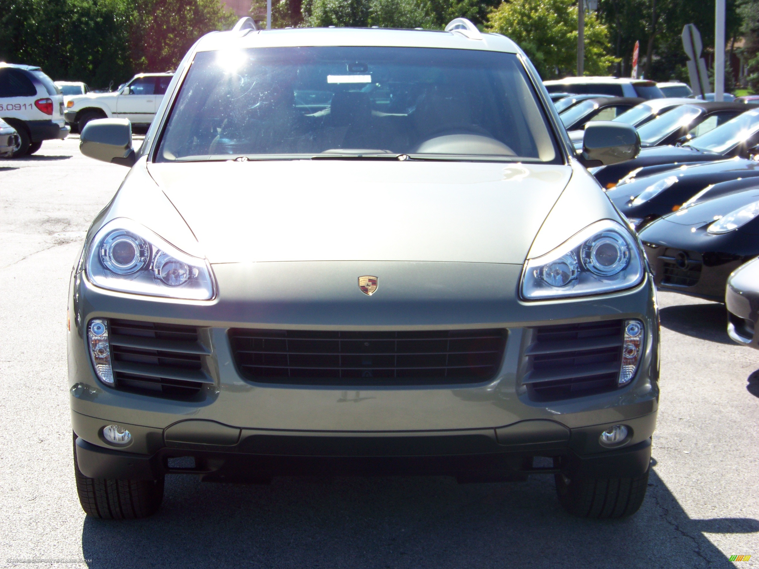 2009 Cayenne S - Olive Green Metallic / Havanna/Sand Beige photo #7