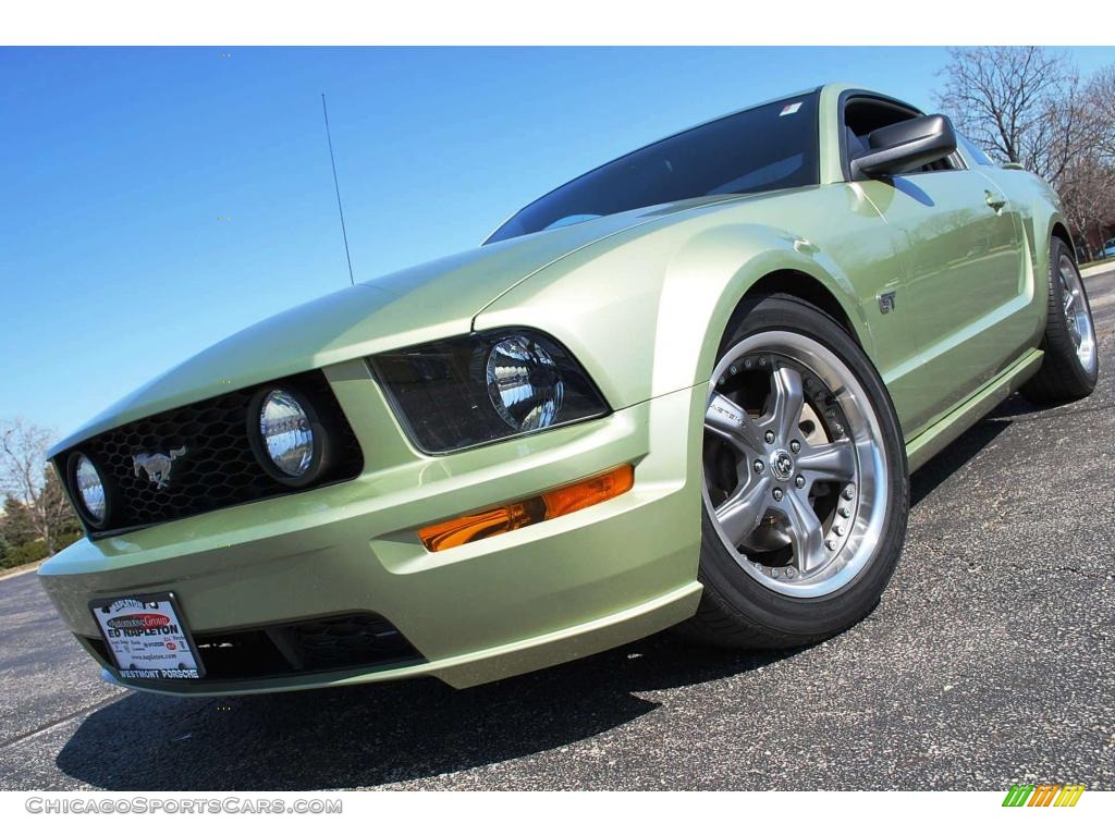 Legend Lime Metallic / Dark Charcoal Ford Mustang GT Premium Coupe
