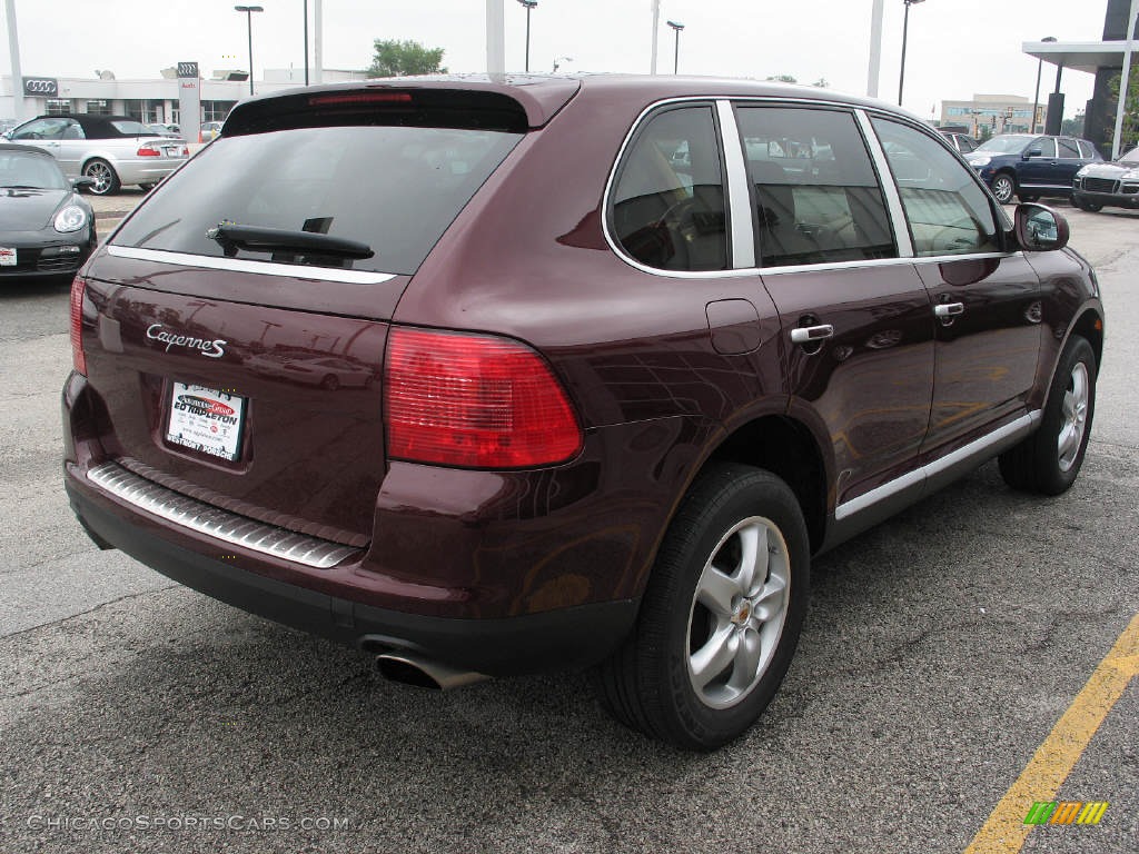 2004 Porsche Cayenne S in Carmona Red Metallic photo #6 ...