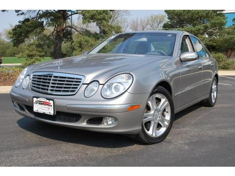 2004 Mercedes-Benz E 500 4Matic Sedan in Pewter Silver Metallic