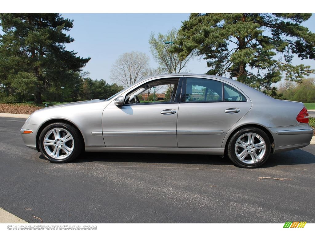 2004 E 500 4Matic Sedan - Pewter Silver Metallic / Stone photo #2