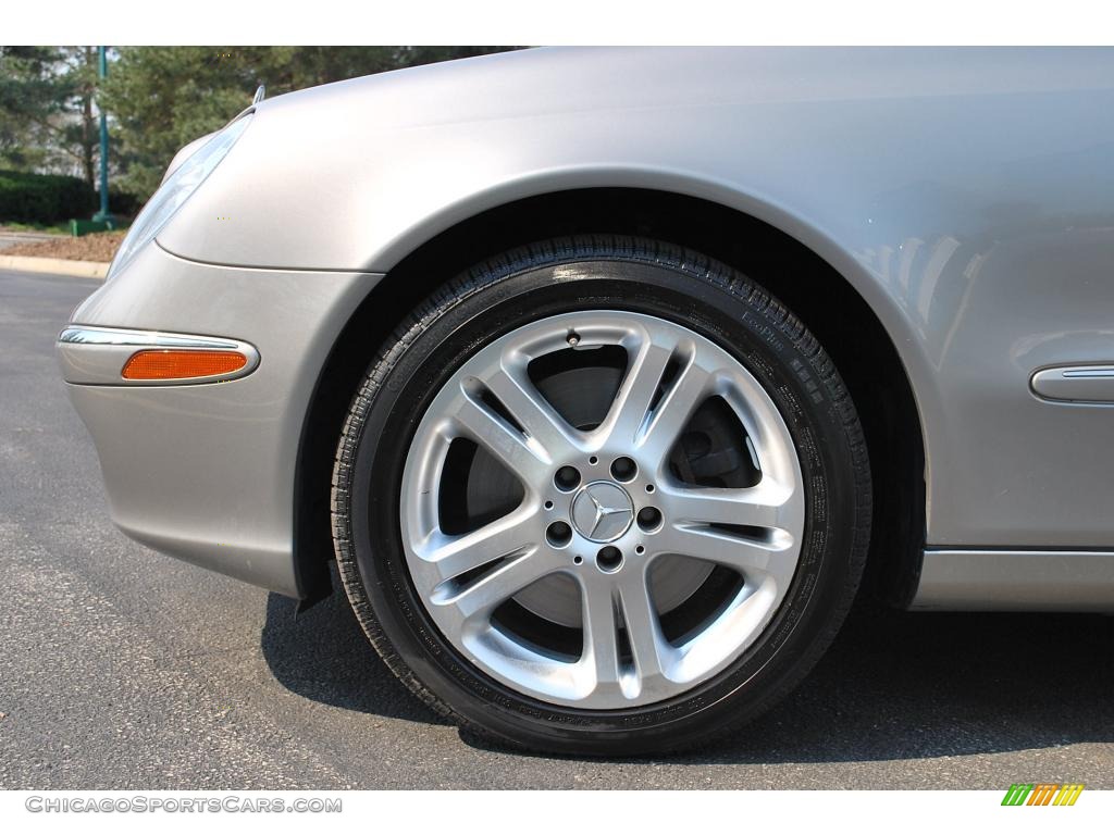 2004 E 500 4Matic Sedan - Pewter Silver Metallic / Stone photo #9