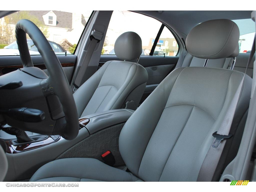 2004 E 500 4Matic Sedan - Pewter Silver Metallic / Stone photo #19