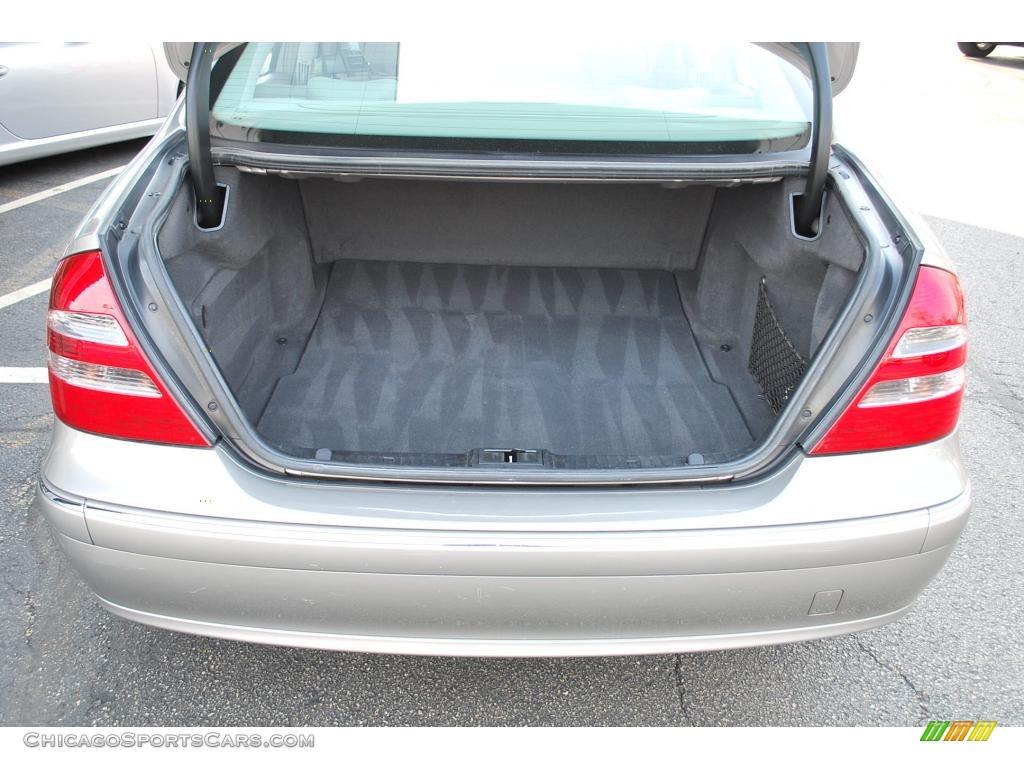 2004 E 500 4Matic Sedan - Pewter Silver Metallic / Stone photo #25