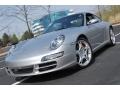 Porsche 911 Carrera S Coupe Arctic Silver Metallic photo #1