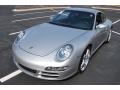 Porsche 911 Carrera S Coupe Arctic Silver Metallic photo #9