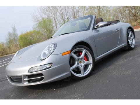 2007 Porsche 911 Carrera 4S Cabriolet in GT Silver Metallic