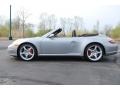 Porsche 911 Carrera 4S Cabriolet GT Silver Metallic photo #2