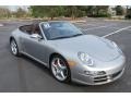 Porsche 911 Carrera 4S Cabriolet GT Silver Metallic photo #7