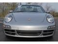 Porsche 911 Carrera 4S Cabriolet GT Silver Metallic photo #8