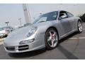 Porsche 911 Carrera S Coupe Arctic Silver Metallic photo #1