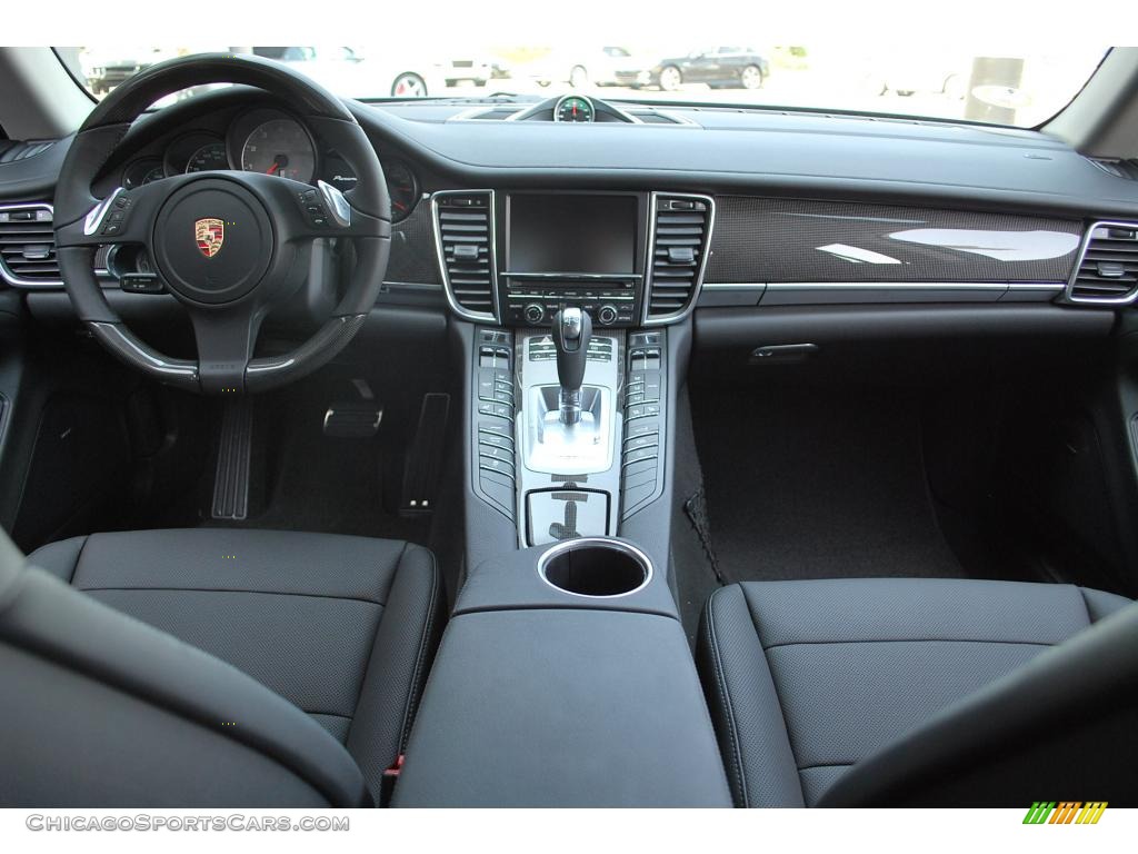 2010 Panamera 4S - Basalt Black Metallic / Black photo #9
