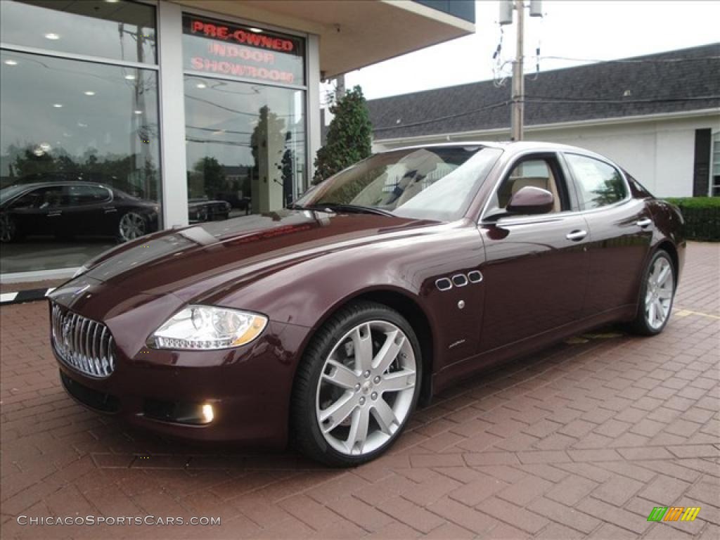 2010 Quattroporte S - Bordeaux Pontevecchio (Dark Red) / Sand photo #2