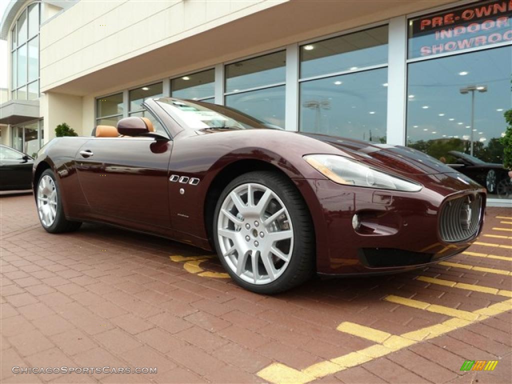 2010 GranTurismo Convertible GranCabrio - Bordeaux Pontevecchio (Dark Red) / Cuoio photo #2