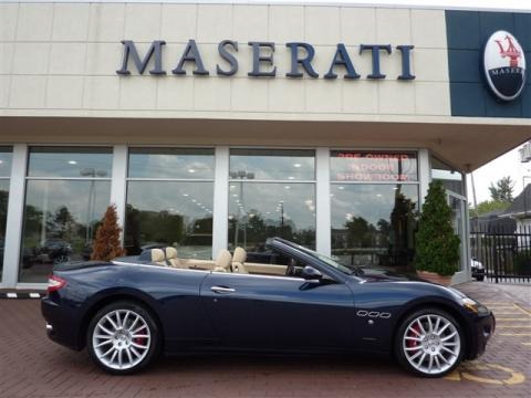 2010 Maserati GranCabrio  in Blu Oceano (Blue)