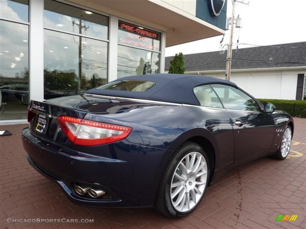 2010 GranTurismo Convertible GranCabrio - Blu Oceano (Blue) / Sabbia photo #2
