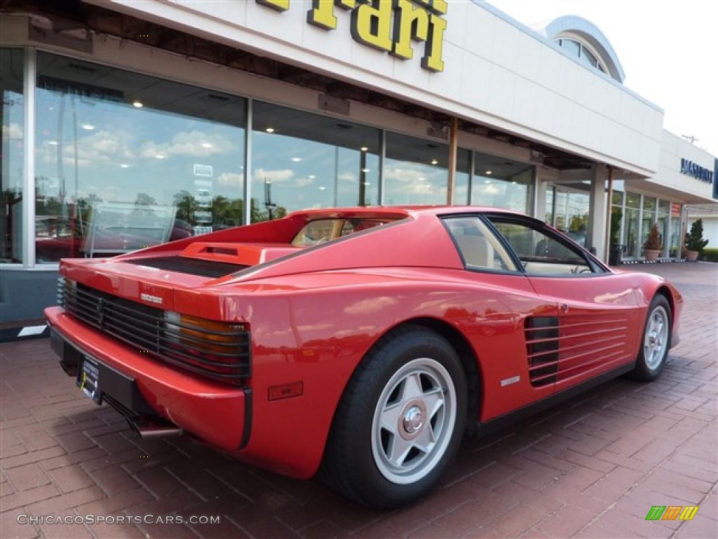 1986 Testarossa  - Red / Cream photo #2