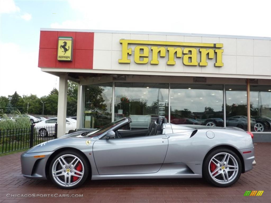 Titanium Metallic / Black Ferrari F430 Spider Titanium Metallic / Black Ferrari F430 Spider