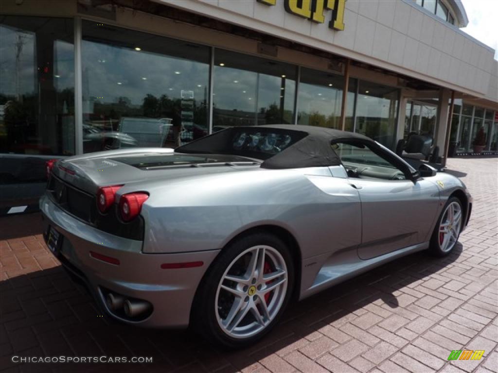 2008 F430 Spider - Titanium Metallic / Black photo #9