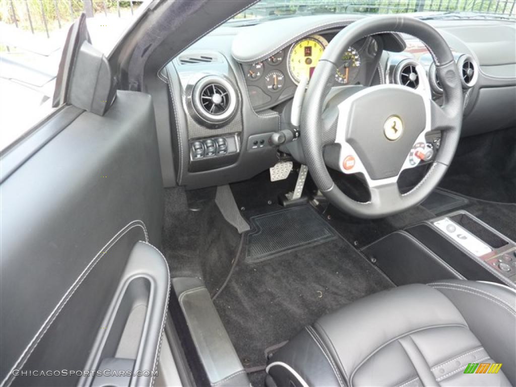 2008 F430 Spider - Titanium Metallic / Black photo #19